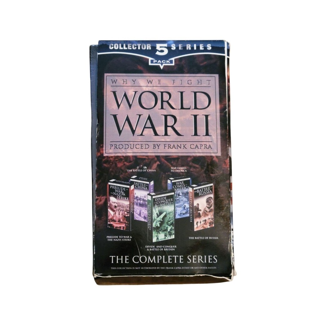 New Sealed World War II VHS Frank Capra Why We Fight Complete Series 5 Pack